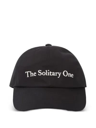 Ann Demeulemeester Solitary One Baseball Cap In Black
