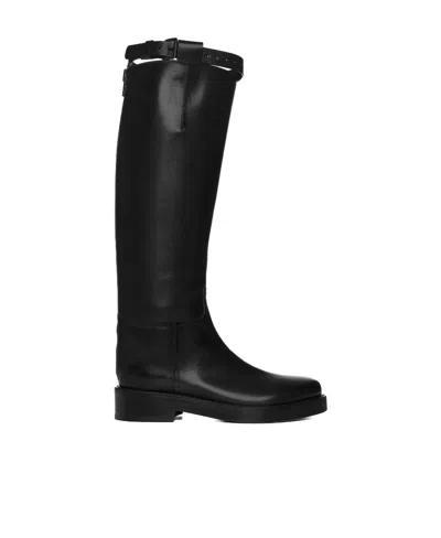 Ann Demeulemeester Stan Riding Boots In Black