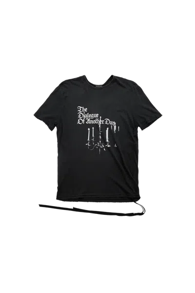 Ann Demeulemeester Chandelier-print T-shirt In Black