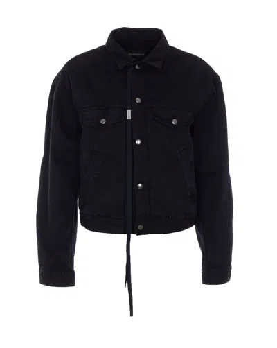 Ann Demeulemeester Single-breasted Long-sleeved Shirt In Black