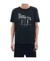 Ann Demeulemeester Black Standard Chandelier Print T-shirt In Black