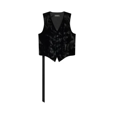 Pre-owned Ann Demeulemeester Stanse Classic Waistcoat 'black' | Women's Size 38