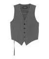 Ann Demeulemeester Stanse Classic Waistcoat In Gold