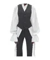 Ann Demeulemeester Stanse Classic Waistcoat In Multi
