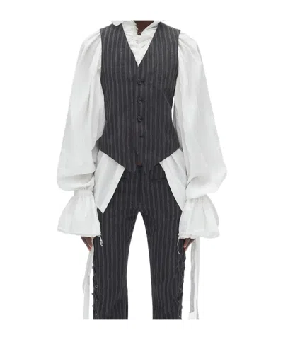 Ann Demeulemeester Stanse Classic Waistcoat In Multi