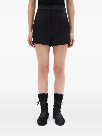 Ann Demeulemeester Stine Tailored Shorts In Black