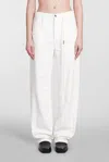 ANN DEMEULEMEESTER STRAIGHT LEG DRAWSTRING JEANS