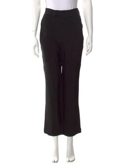 Pre-owned Ann Demeulemeester Straight Leg Pants In Black