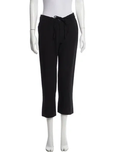 Pre-owned Ann Demeulemeester Straight Leg Pants In Black