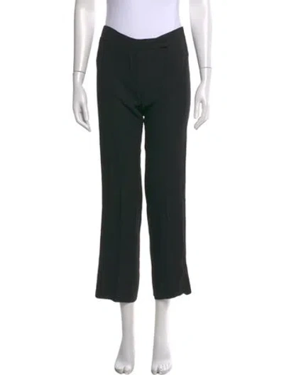 Pre-owned Ann Demeulemeester Straight Leg Pants In Black