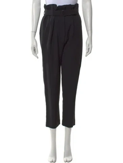 Pre-owned Ann Demeulemeester Straight Leg Pants In Black