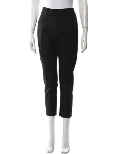 Pre-owned Ann Demeulemeester Straight Leg Pants In Black