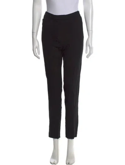 Pre-owned Ann Demeulemeester Straight Leg Pants In Black