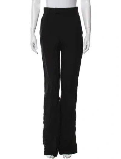 Pre-owned Ann Demeulemeester Straight Leg Pants In Black