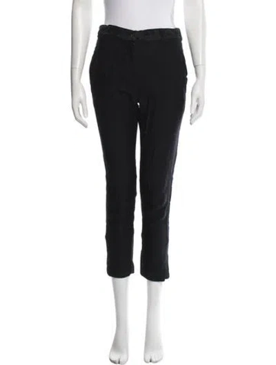 Pre-owned Ann Demeulemeester Straight Leg Pants In Black