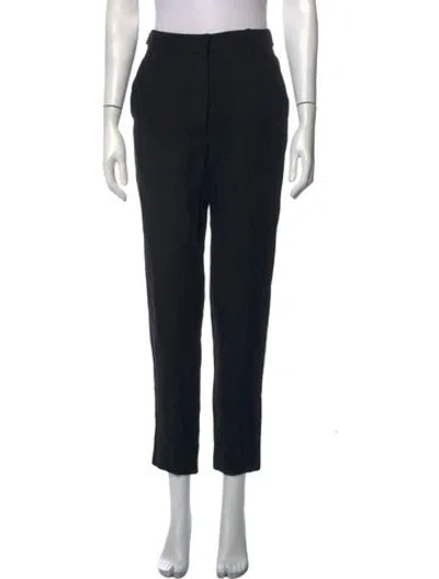 Pre-owned Ann Demeulemeester Straight Leg Pants In Black