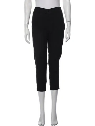 Pre-owned Ann Demeulemeester Straight Leg Pants In Black