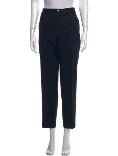 Pre-owned Ann Demeulemeester Straight Leg Pants In Blue