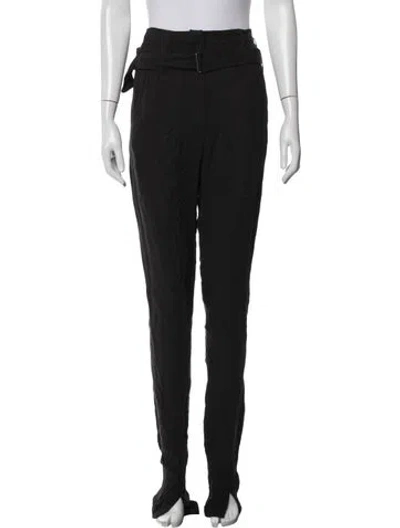 Pre-owned Ann Demeulemeester Straight Leg Pants W/ Tags In Black