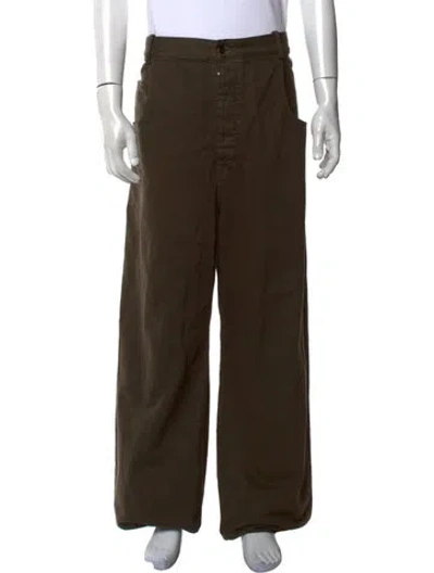 Pre-owned Ann Demeulemeester Straight-leg Jeans In Purple