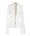 Ann Demeulemeester White Cotton Linsey Blouse In White