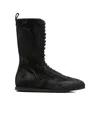Ann Demeulemeester Fides High-top Boxing Sneakers In Black