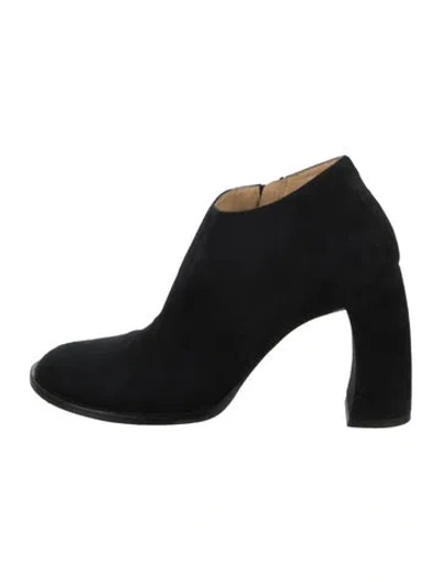 Pre-owned Ann Demeulemeester Suede Boots In Black