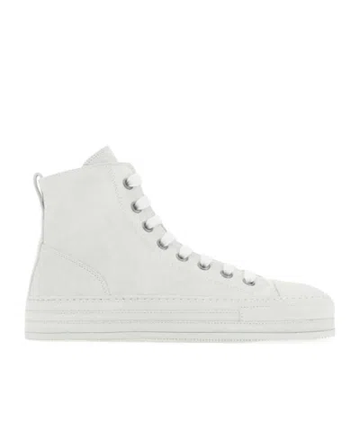 ANN DEMEULEMEESTER SUEDE HIGH-TOP SNEAKERS