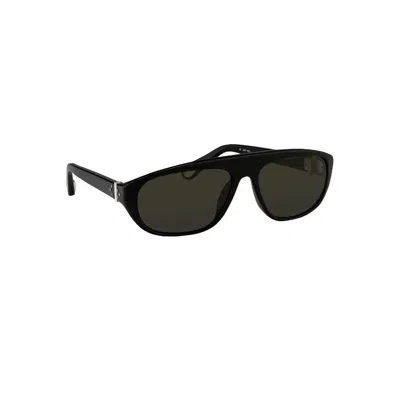 Pre-owned Ann Demeulemeester Sunglasses Flat Top Black And Grey