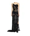 Ann Demeulemeester Aaricia Long Bias Slip Dress In Black