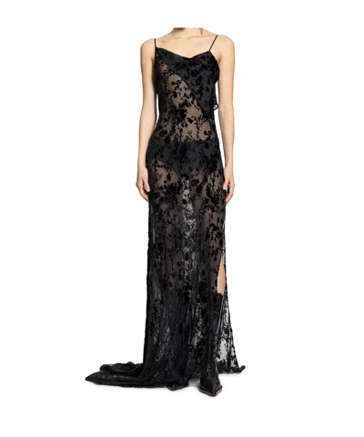 ANN DEMEULEMEESTER AARICIA BIAS SLIP GOWN