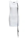 Ann Demeulemeester Woman Tank Top White Size S Cotton In White