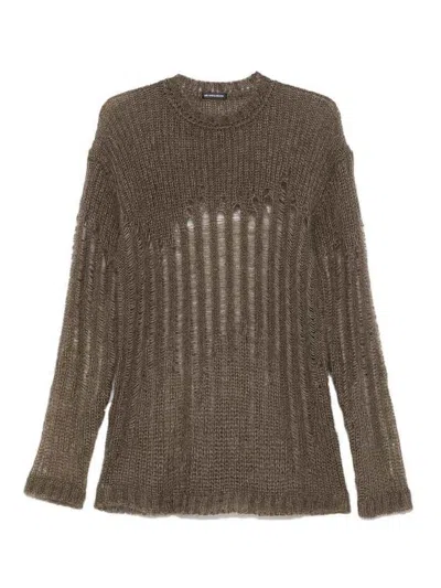 Ann Demeulemeester Rigmor Sweater In Brown
