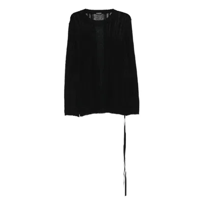 ANN DEMEULEMEESTER SWEATERS BLACK
