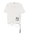 Ann Demeulemeester Patches-detailed T-shirt In Ecru