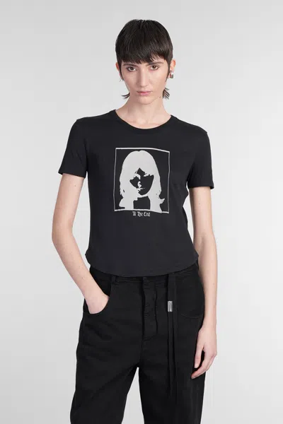 Ann Demeulemeester T-shirt In Black Cotton