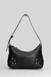 Ann Demeulemeester Tamar Shoulder Bag In Black Leather In Black