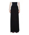 Ann Demeulemeester Tana Split Skirt In Black