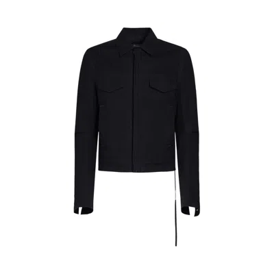 Pre-owned Ann Demeulemeester Terus 5 Pocket Fitted Blouson 'black' | Women's Size 52