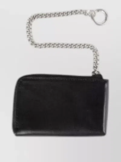 Ann Demeulemeester Tevje Calfskin Wallet Chain Attachment