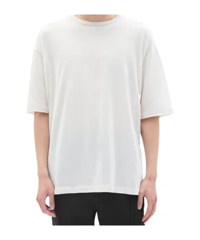 Ann Demeulemeester Text-print Cotton T-shirt In White