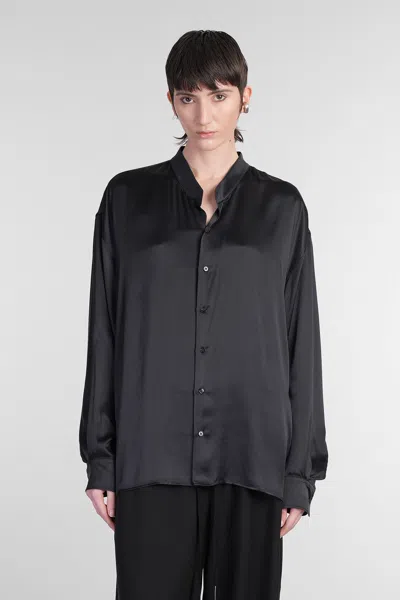 Ann Demeulemeester Thalia Shirt In Black Silk