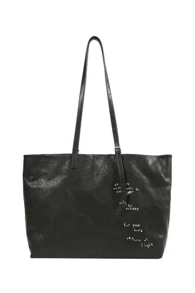 Ann Demeulemeester ''the Return Of Light'' Bes Tote Bag In Black