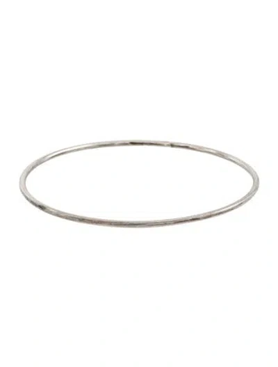 Pre-owned Ann Demeulemeester Thin Bangle Bracelet, 8.25" In Multicolor