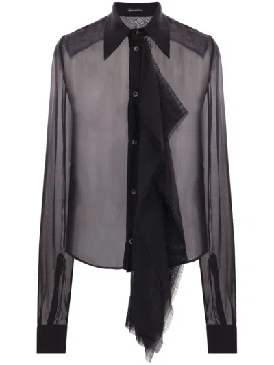 Ann Demeulemeester Thyrvi Shirt In Black