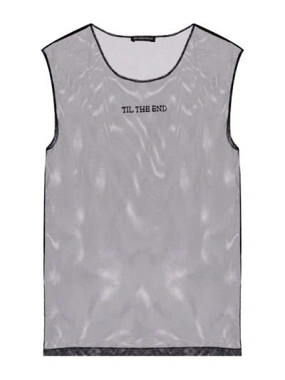 Ann Demeulemeester Black Till The End Sleeveless Top