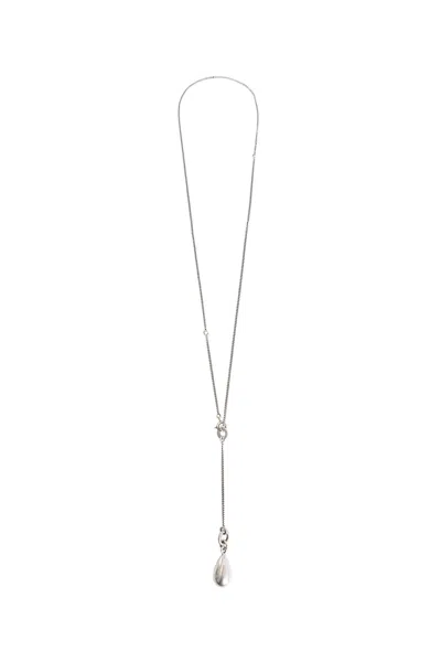 Ann Demeulemeester Tinne Necklace In Silver