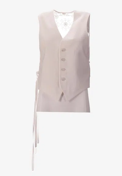 ANN DEMEULEMEESTER TIUKU CLASSIC WAISTCOAT