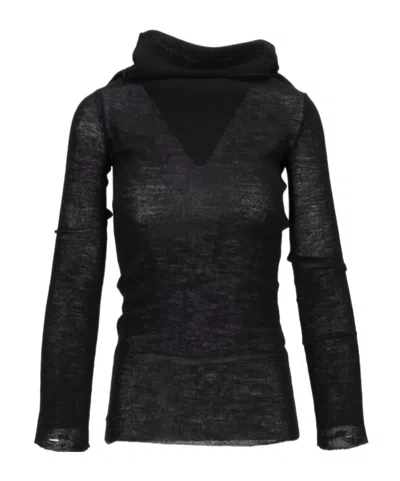 ANN DEMEULEMEESTER TIZZIANA DROP SHOULDER LONG SLEEVE KNITTED