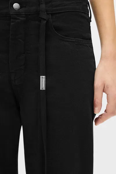 Ann Demeulemeester Toos Slim Fit Bootcut Trousers In Black